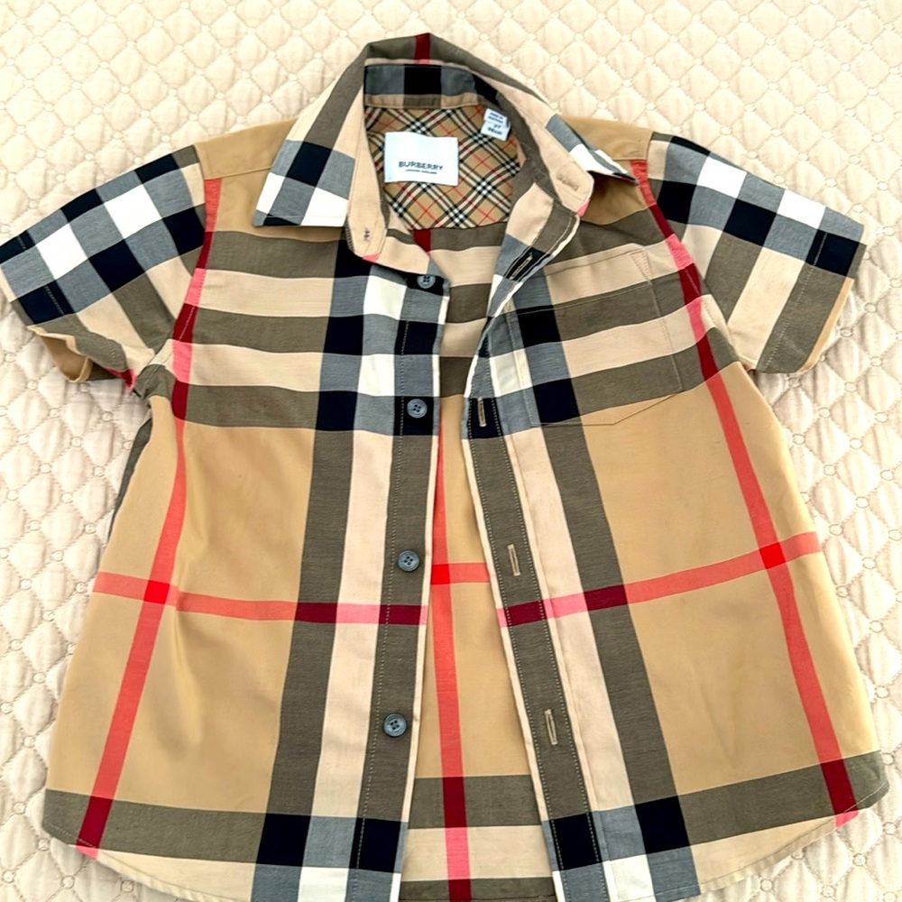 Burberry toddler shirt